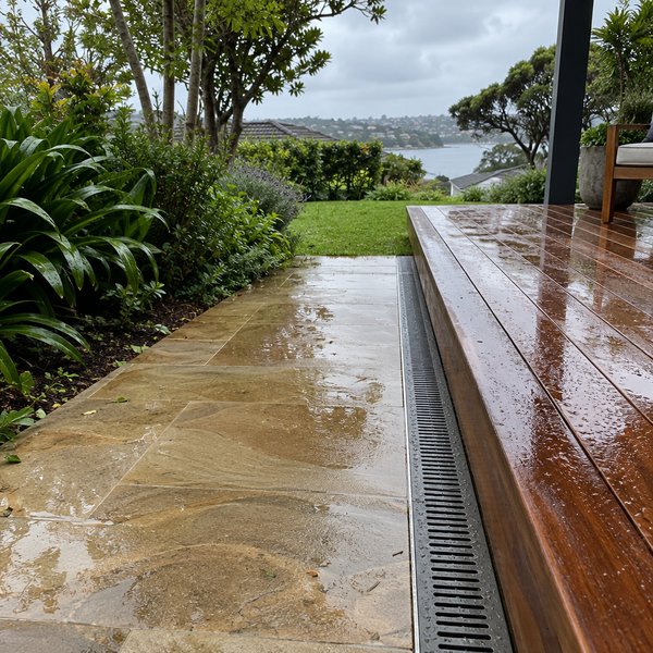 Surfaces That Handle Humidity and Summer Storms - Landscape Construction in Sydney North Shore