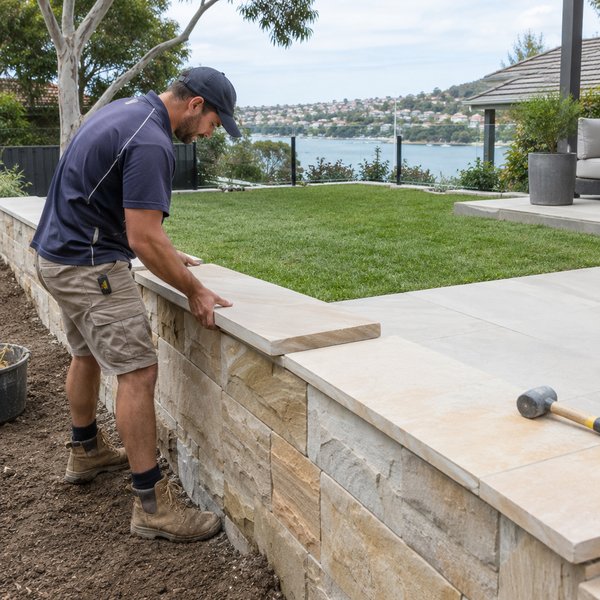 Retaining Walls - Capping, Finishing and Backfill to Level in Sydney North Shore